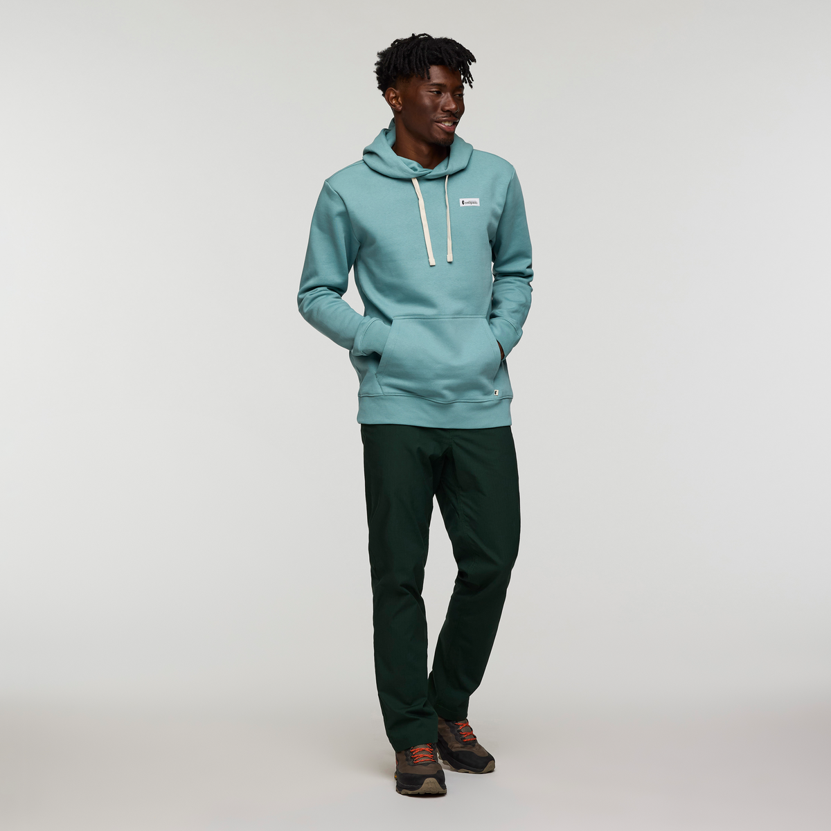 Alternative view of Llama Patch Pullover Hoodie   Men's