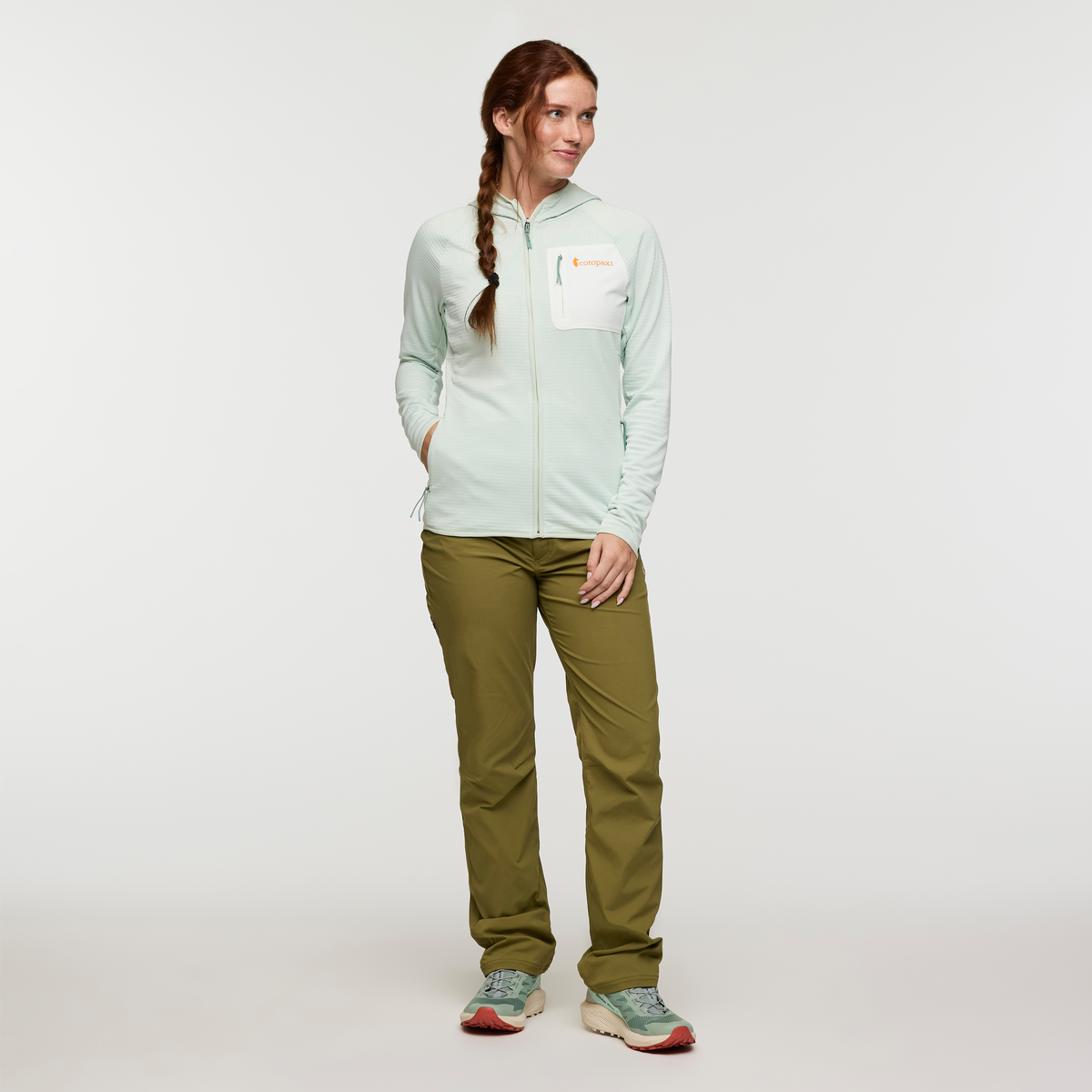 Alternative view of Otero Fleece Full Zip Hooded Jacket   Women's