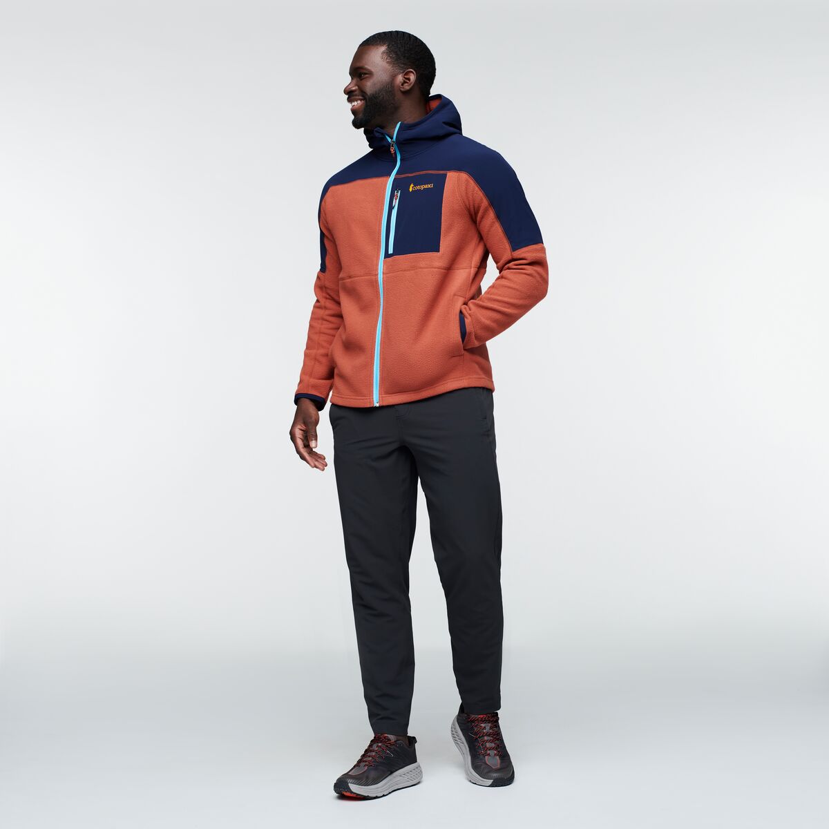 Alternative view of Abrazo Hooded Full Zip Fleece Jacket   Men's